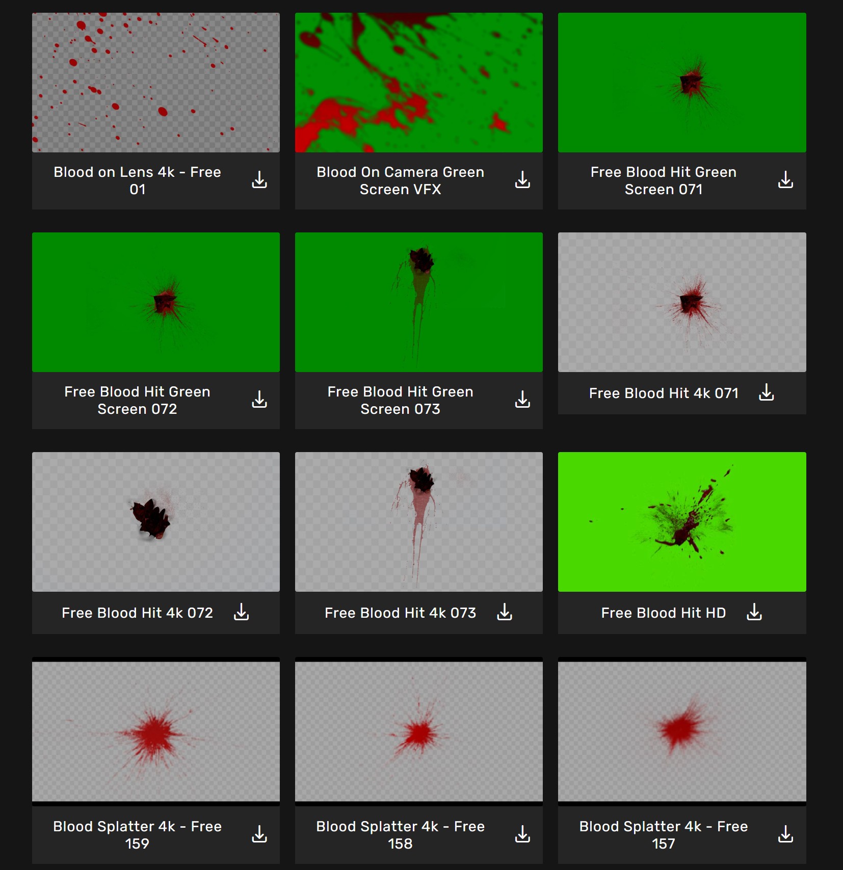 Pre Keyed Vfx MyCreativeFX - Top VFX Site | Best Quality Professional Stock Footage ...